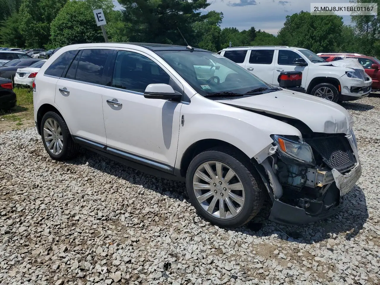 2014 Lincoln Mkx VIN: 2LMDJ8JK1EBL01167 Lot: 58693836