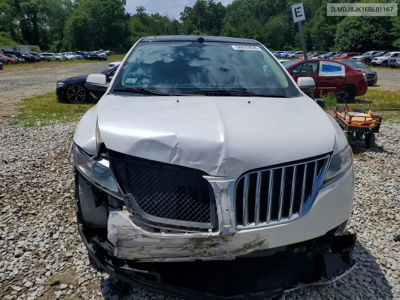 2014 Lincoln Mkx VIN: 2LMDJ8JK1EBL01167 Lot: 58693836