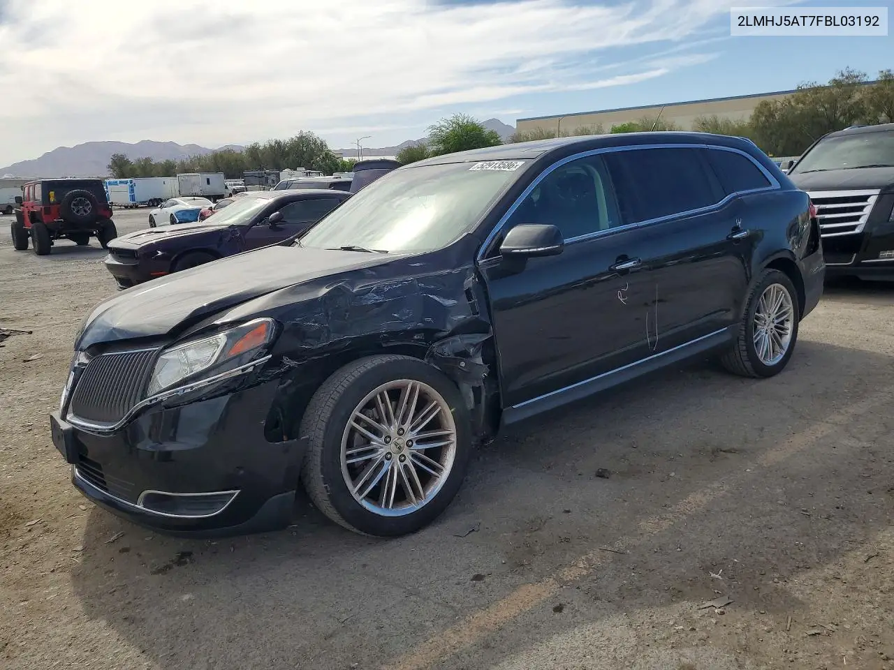 2015 Lincoln Mkt VIN: 2LMHJ5AT7FBL03192 Lot: 52913586