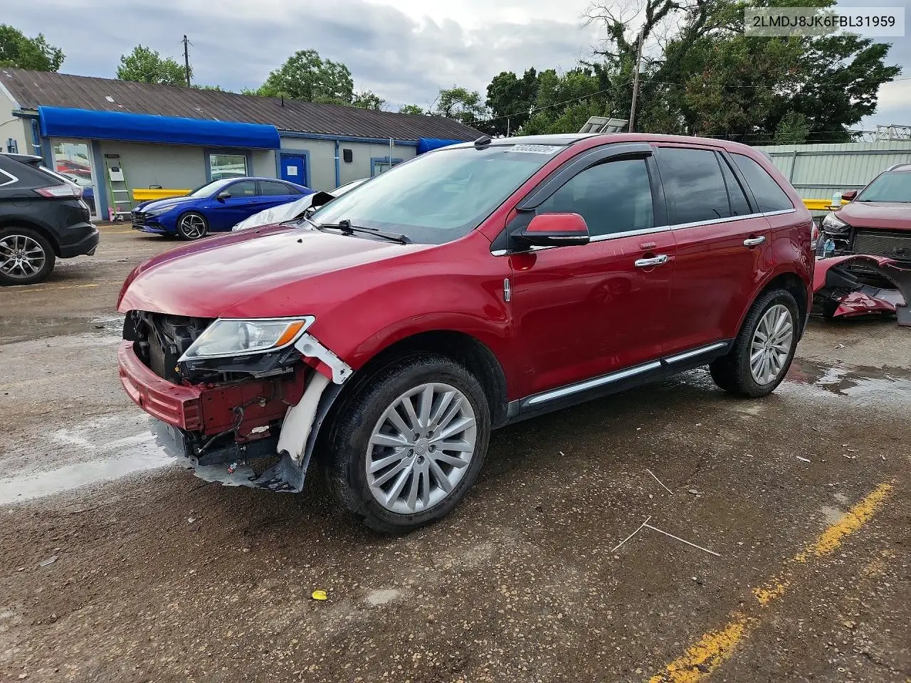 2015 Lincoln Mkx VIN: 2LMDJ8JK6FBL31959 Lot: 55030026