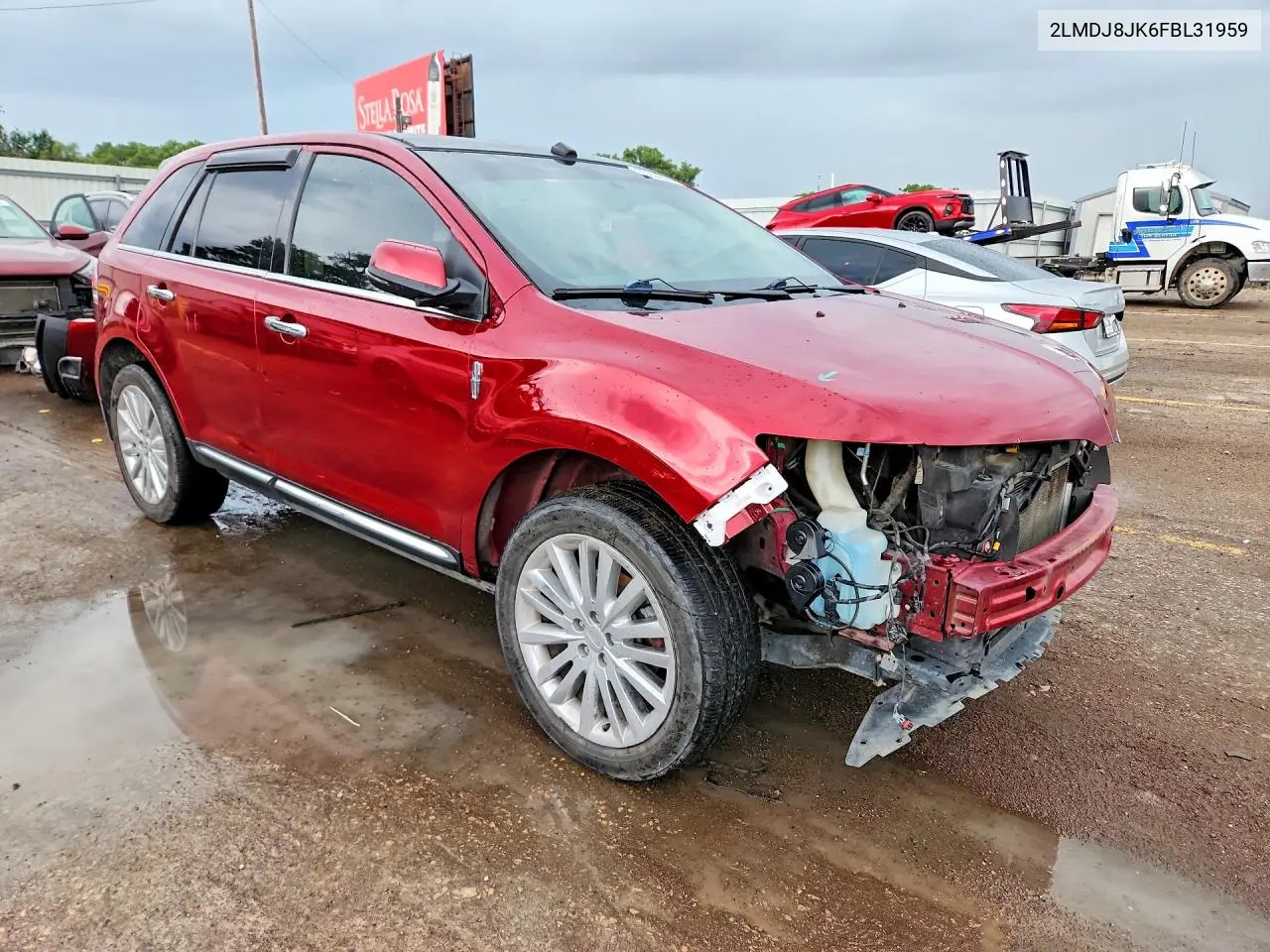 2015 Lincoln Mkx VIN: 2LMDJ8JK6FBL31959 Lot: 55030026