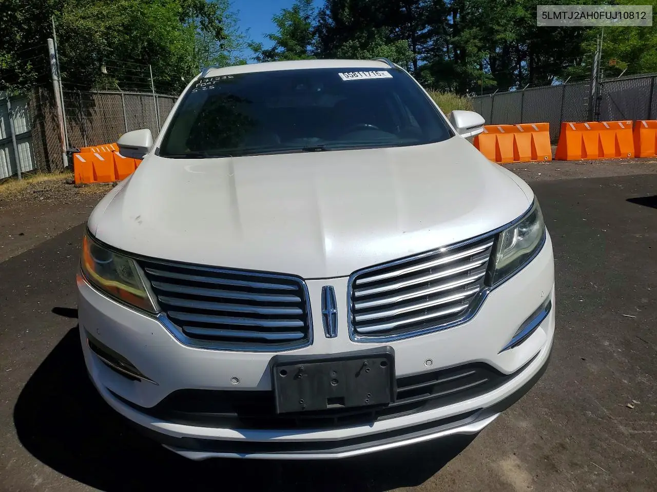 2015 Lincoln Mkc VIN: 5LMTJ2AH0FUJ10812 Lot: 55811716