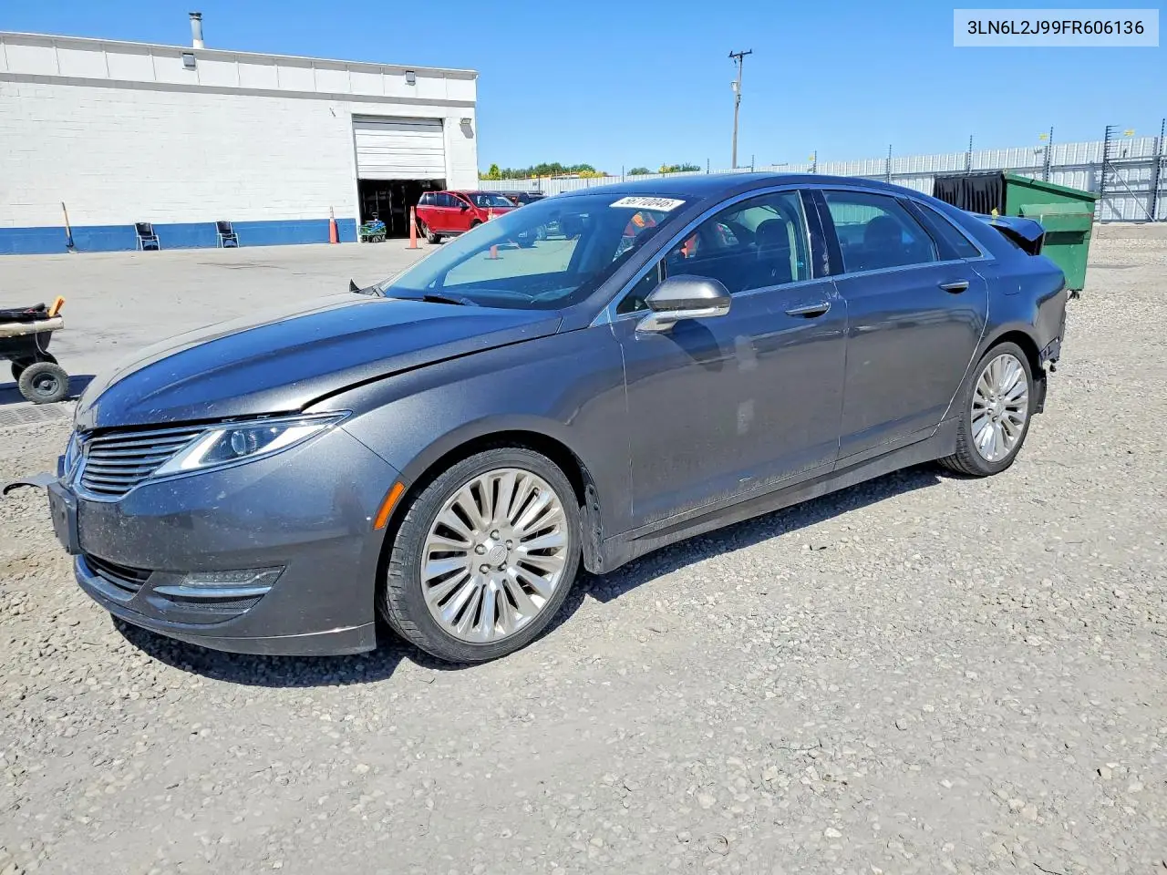 2015 Lincoln Mkz VIN: 3LN6L2J99FR606136 Lot: 56710046