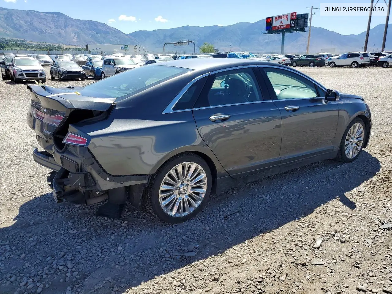 2015 Lincoln Mkz VIN: 3LN6L2J99FR606136 Lot: 56710046