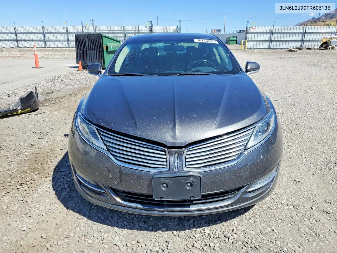 2015 Lincoln Mkz VIN: 3LN6L2J99FR606136 Lot: 56710046