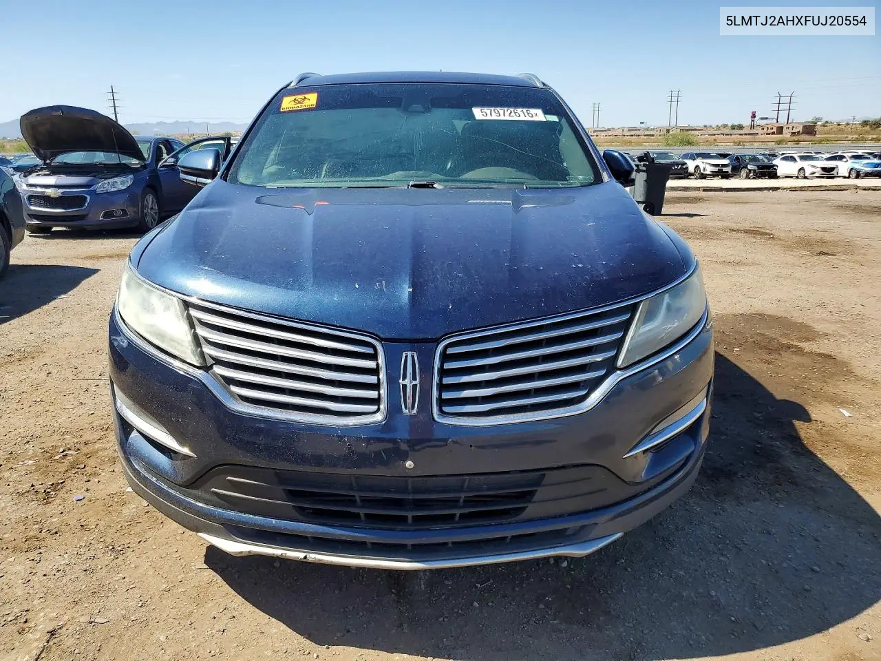 2015 Lincoln Mkc VIN: 5LMTJ2AHXFUJ20554 Lot: 57972616