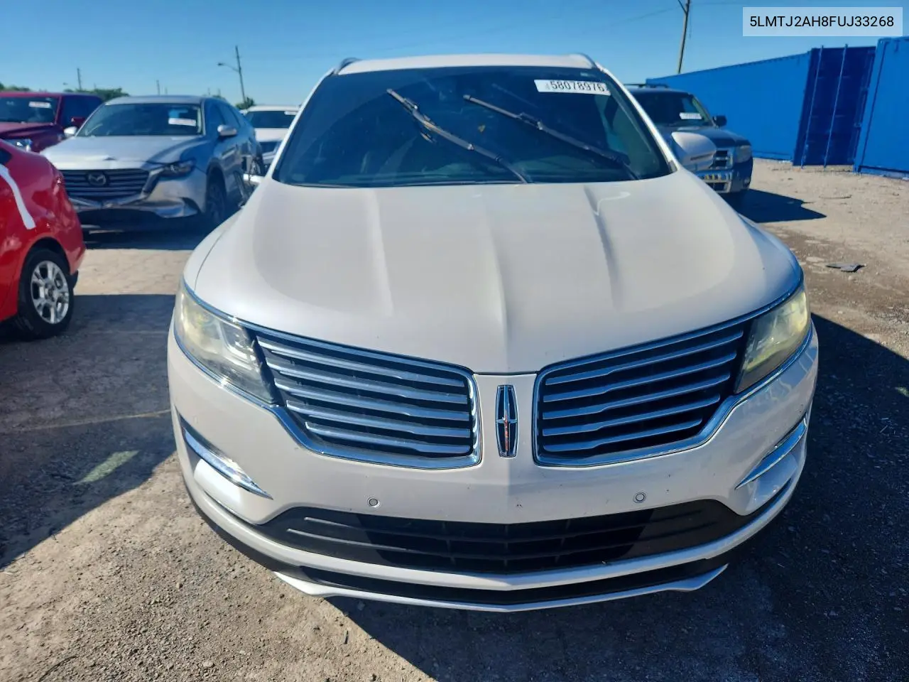 2015 Lincoln Mkc VIN: 5LMTJ2AH8FUJ33268 Lot: 58078976