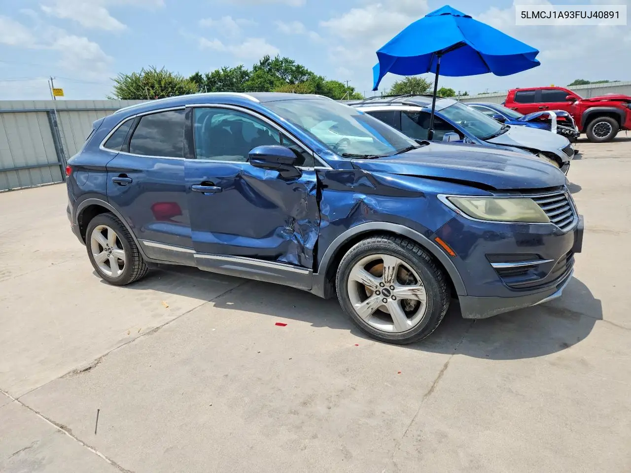 2015 Lincoln Mkc VIN: 5LMCJ1A93FUJ40891 Lot: 58228046
