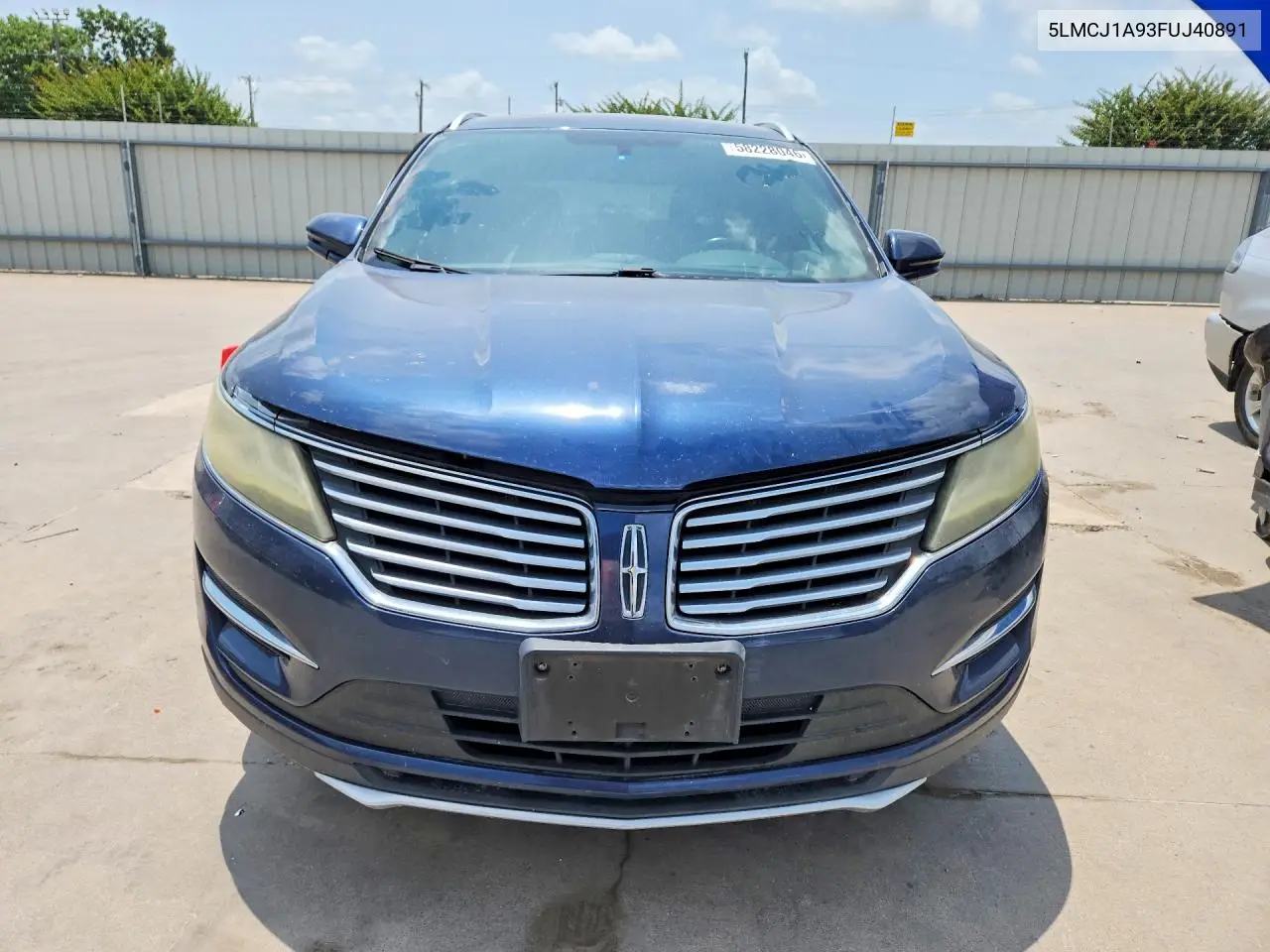 2015 Lincoln Mkc VIN: 5LMCJ1A93FUJ40891 Lot: 58228046