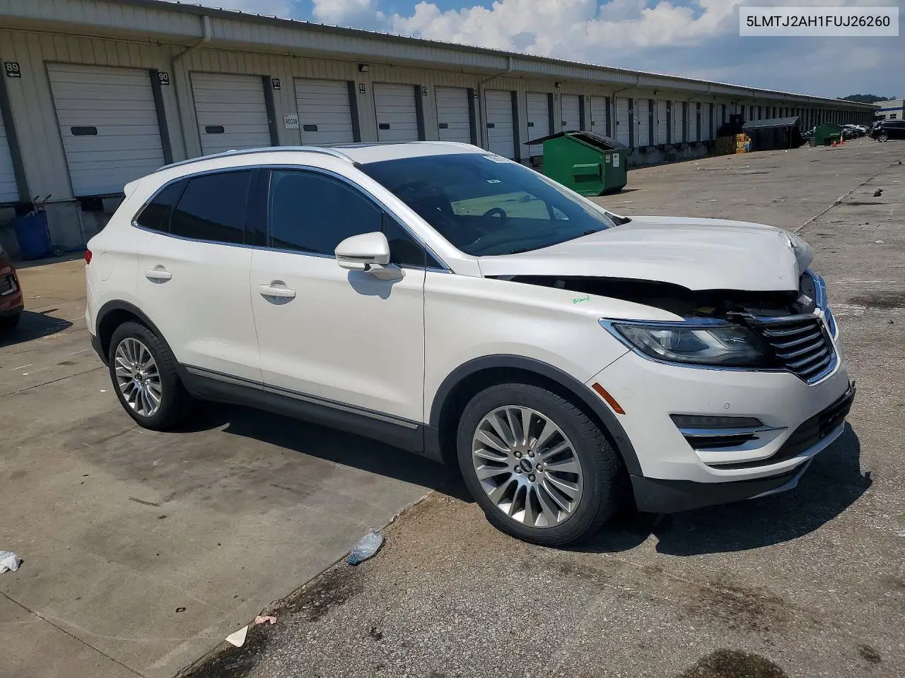 2015 Lincoln Mkc VIN: 5LMTJ2AH1FUJ26260 Lot: 59655796