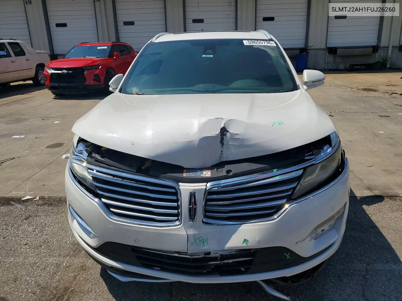 2015 Lincoln Mkc VIN: 5LMTJ2AH1FUJ26260 Lot: 59655796