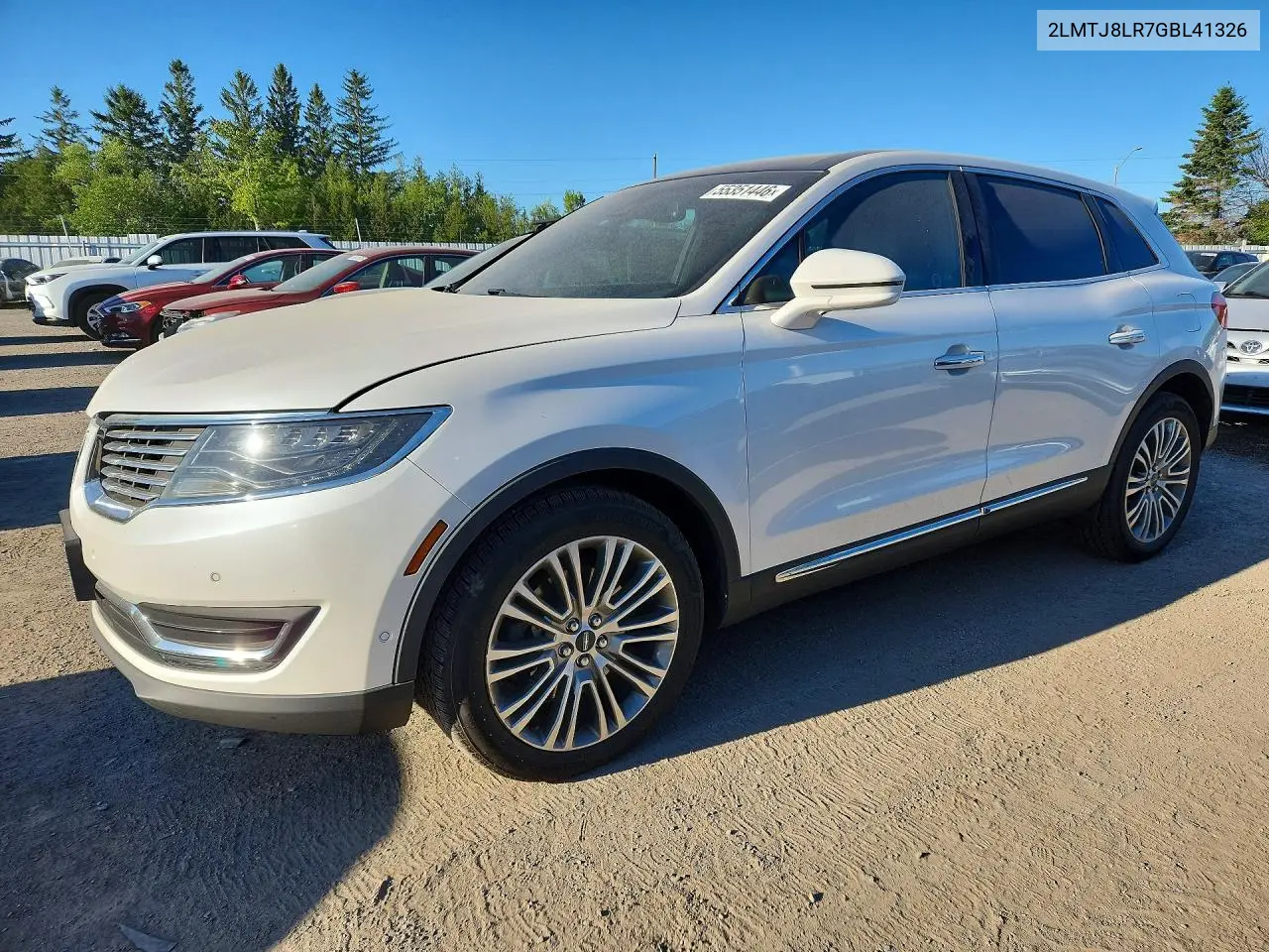 2016 Lincoln Mkx Reserve VIN: 2LMTJ8LR7GBL41326 Lot: 55351446