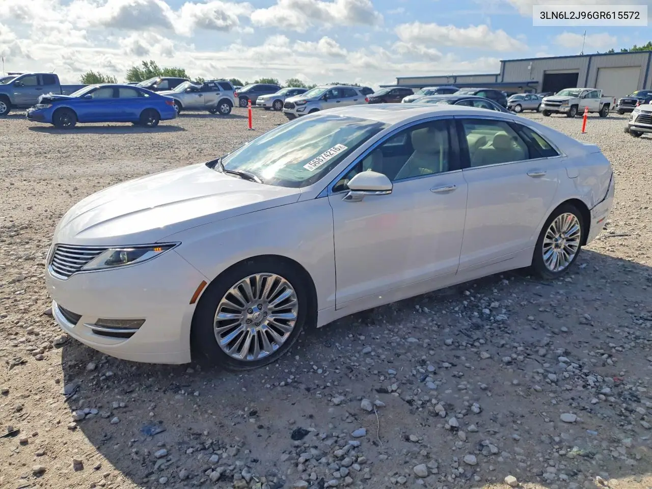 2016 Lincoln Mkz VIN: 3LN6L2J96GR615572 Lot: 56874216