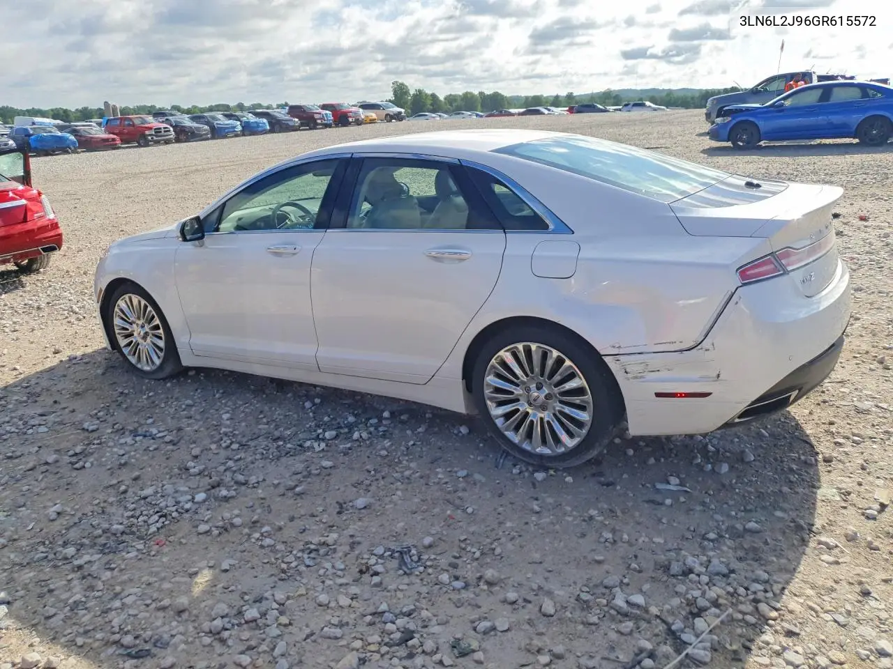 2016 Lincoln Mkz VIN: 3LN6L2J96GR615572 Lot: 56874216