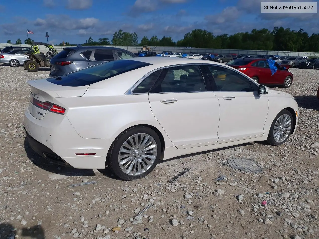 2016 Lincoln Mkz VIN: 3LN6L2J96GR615572 Lot: 56874216