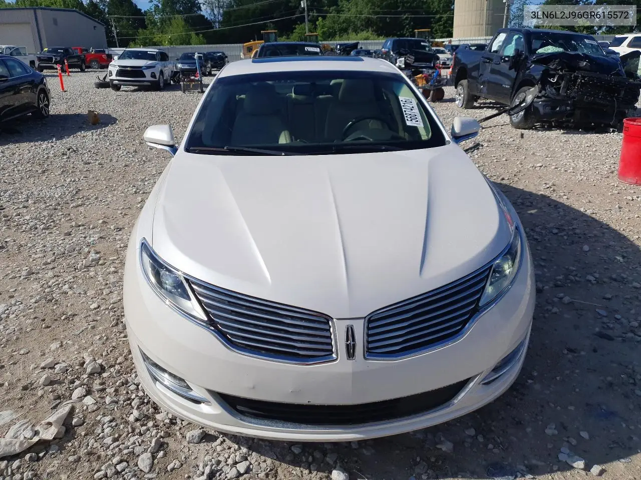 2016 Lincoln Mkz VIN: 3LN6L2J96GR615572 Lot: 56874216