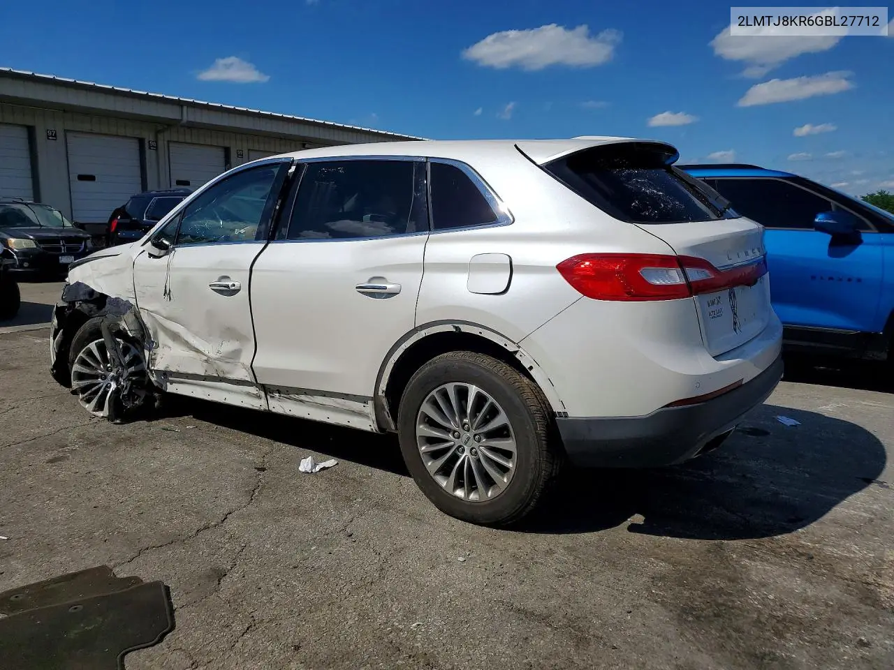 2016 Lincoln Mkx Select VIN: 2LMTJ8KR6GBL27712 Lot: 57459946