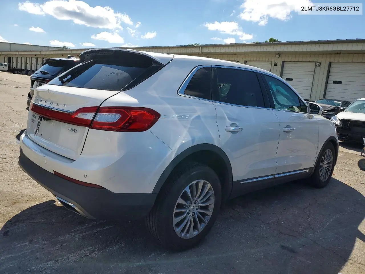 2016 Lincoln Mkx Select VIN: 2LMTJ8KR6GBL27712 Lot: 57459946