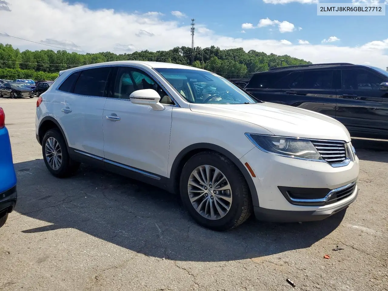 2016 Lincoln Mkx Select VIN: 2LMTJ8KR6GBL27712 Lot: 57459946