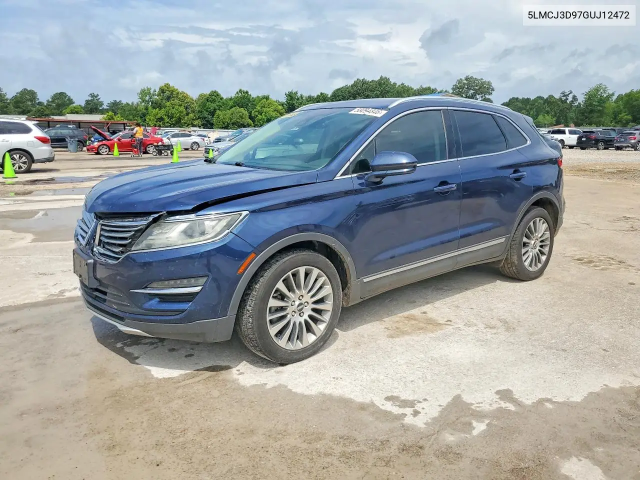 2016 Lincoln Mkc Reserve VIN: 5LMCJ3D97GUJ12472 Lot: 58094846