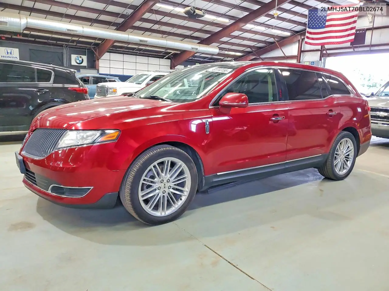 2016 Lincoln Mkt VIN: 2LMHJ5AT7GBL02674 Lot: 58114156