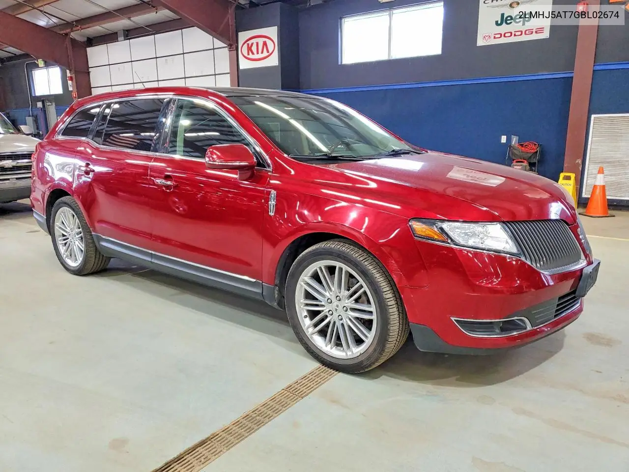 2016 Lincoln Mkt VIN: 2LMHJ5AT7GBL02674 Lot: 58114156