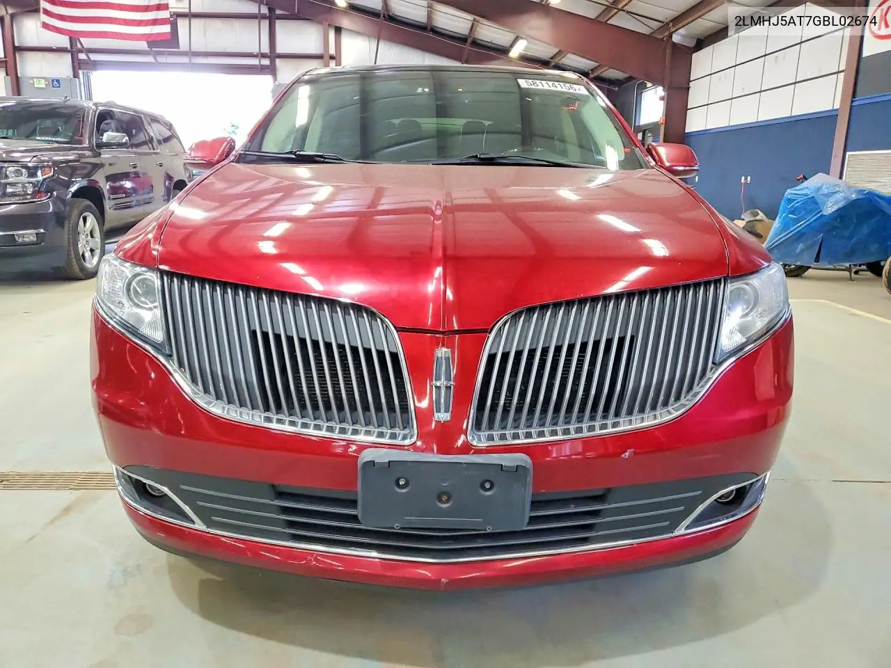 2016 Lincoln Mkt VIN: 2LMHJ5AT7GBL02674 Lot: 58114156