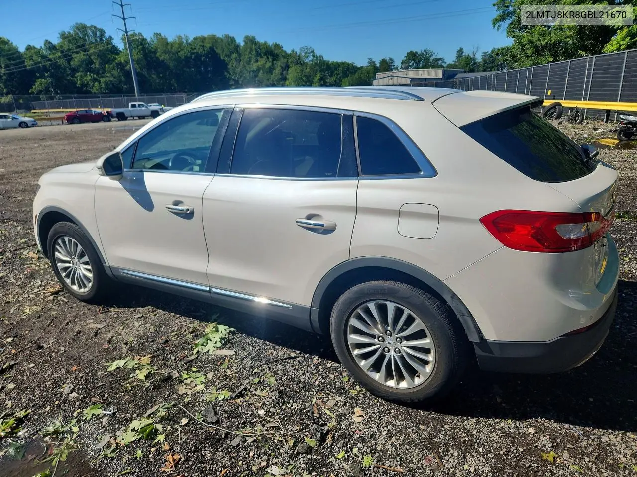2016 Lincoln Mkx Select VIN: 2LMTJ8KR8GBL21670 Lot: 58231466