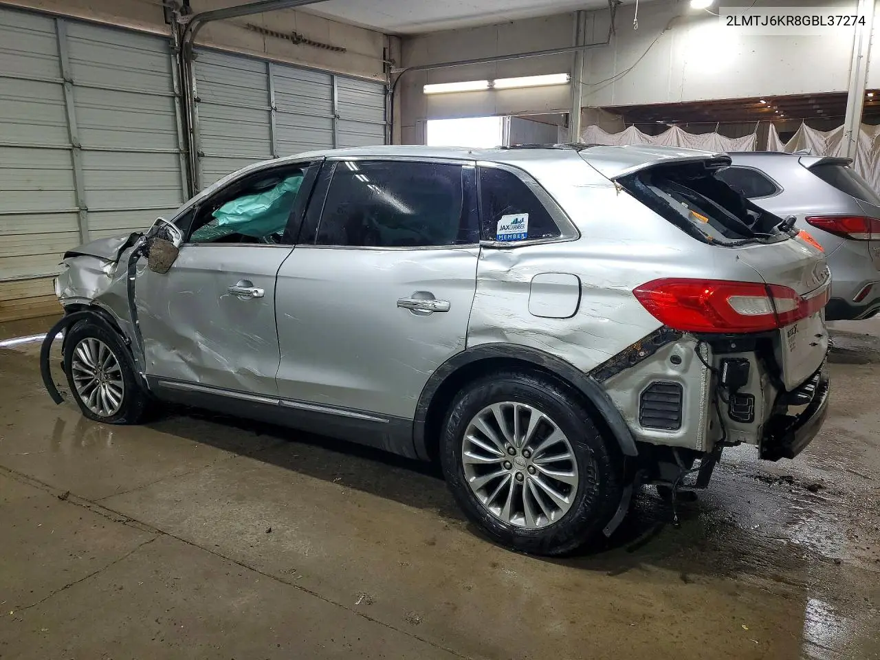 2016 Lincoln Mkx Select VIN: 2LMTJ6KR8GBL37274 Lot: 58972676