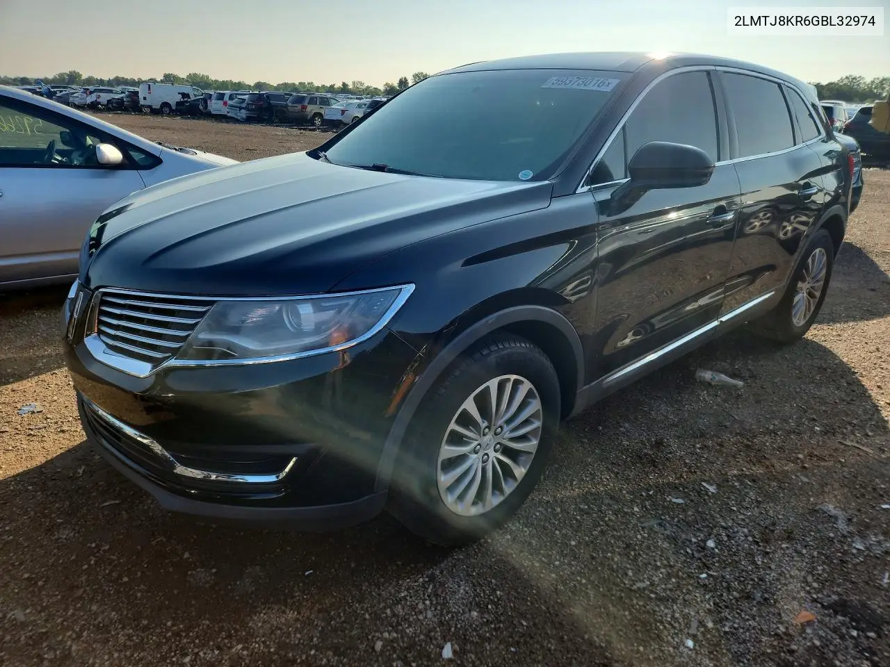 2016 Lincoln Mkx Select VIN: 2LMTJ8KR6GBL32974 Lot: 59373016