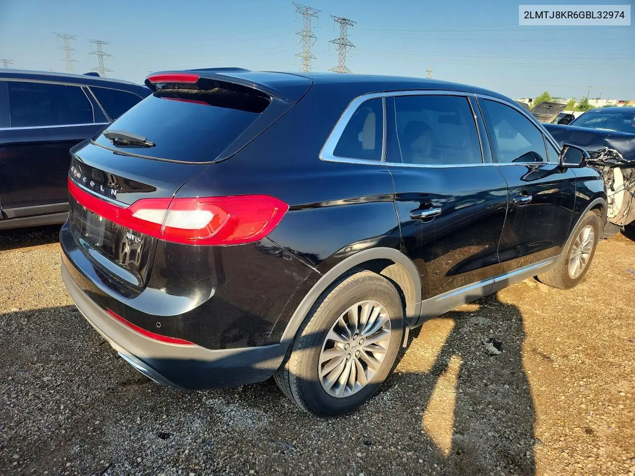 2016 Lincoln Mkx Select VIN: 2LMTJ8KR6GBL32974 Lot: 59373016