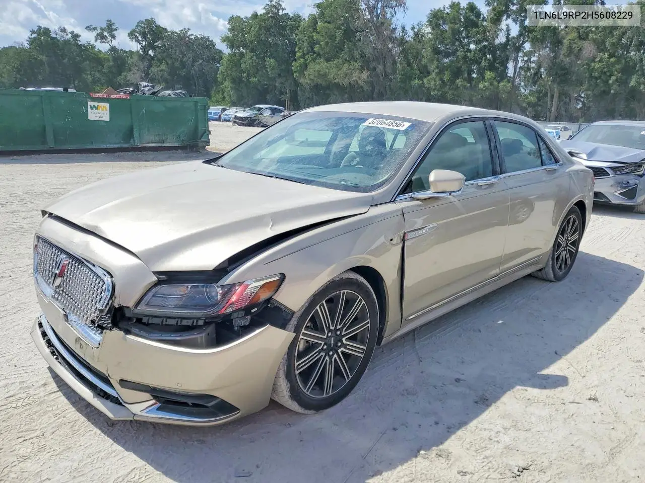 2017 Lincoln Continental Reserve VIN: 1LN6L9RP2H5608229 Lot: 52064856