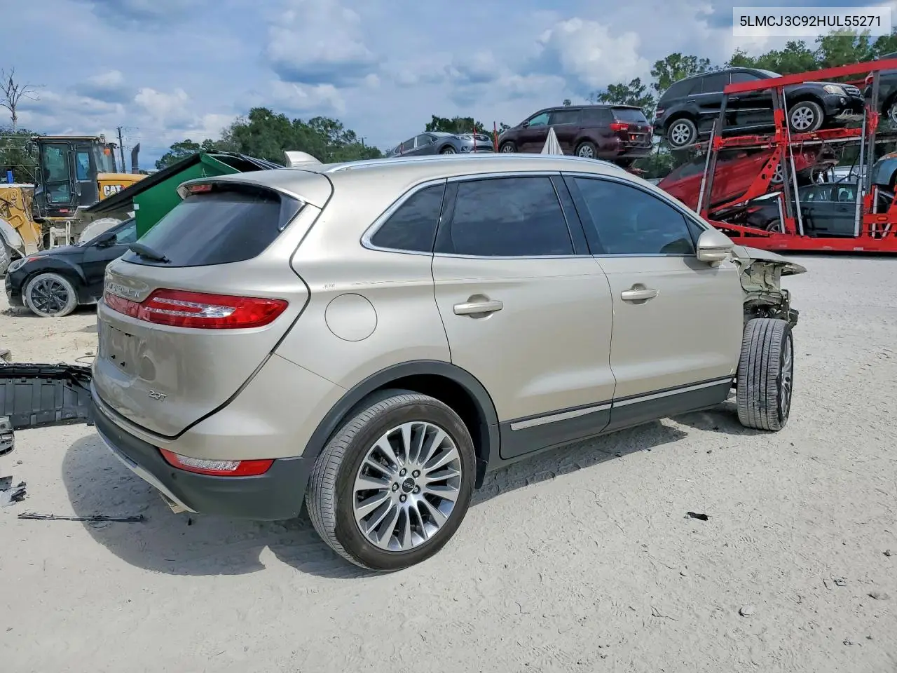 2017 Lincoln Mkc Reserve VIN: 5LMCJ3C92HUL55271 Lot: 54107676