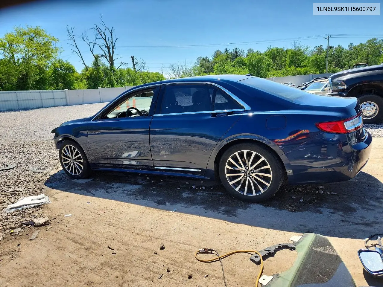 2017 Lincoln Continental Select VIN: 1LN6L9SK1H5600797 Lot: 54838386