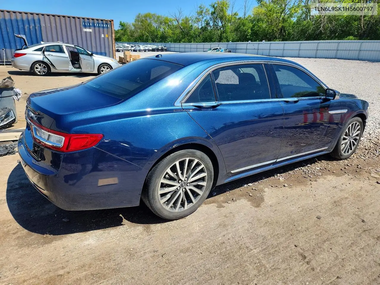 2017 Lincoln Continental Select VIN: 1LN6L9SK1H5600797 Lot: 54838386