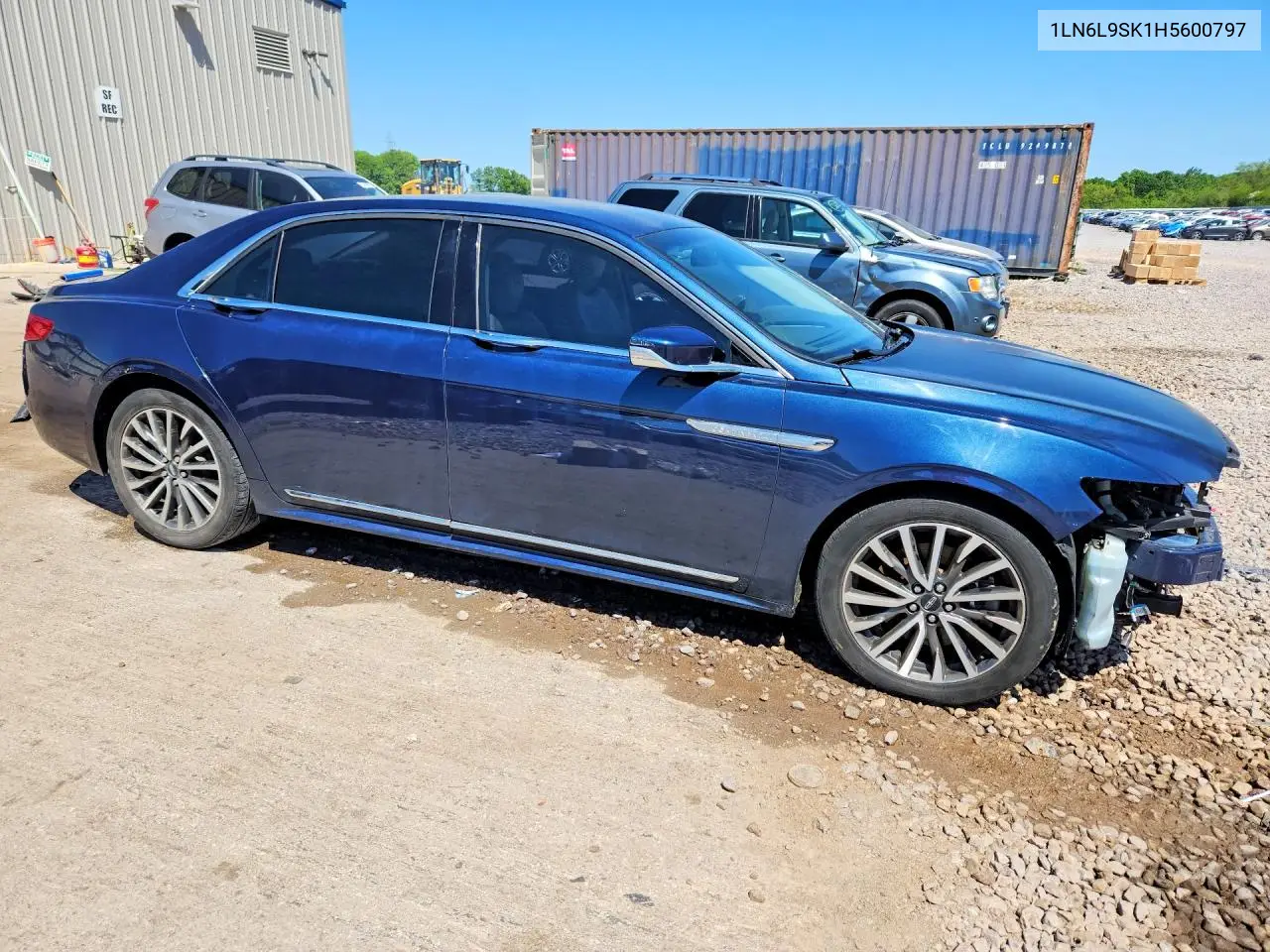 2017 Lincoln Continental Select VIN: 1LN6L9SK1H5600797 Lot: 54838386