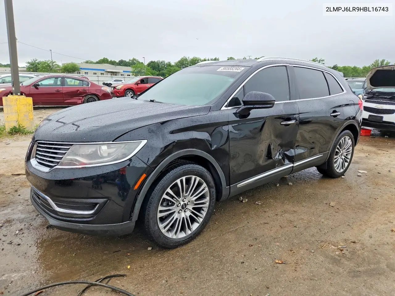 2017 Lincoln Mkx Reserve VIN: 2LMPJ6LR9HBL16743 Lot: 56588266