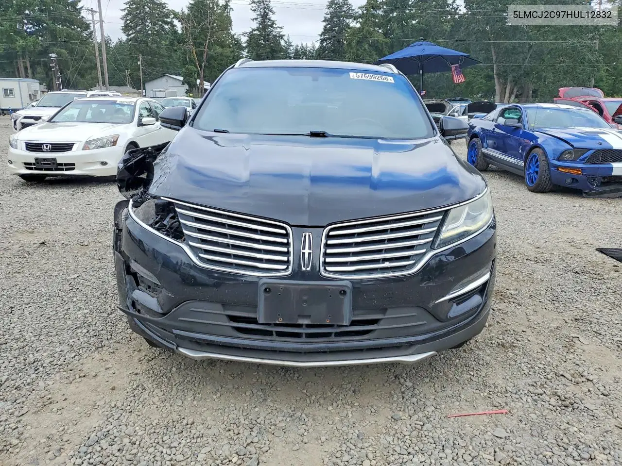 2017 Lincoln Mkc Select VIN: 5LMCJ2C97HUL12832 Lot: 57699266