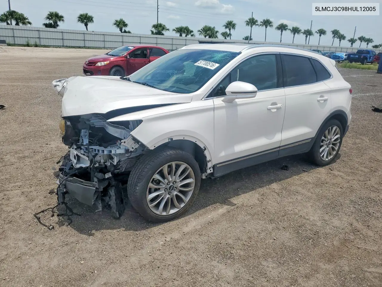 2017 Lincoln Mkc Reserve VIN: 5LMCJ3C98HUL12005 Lot: 57700516