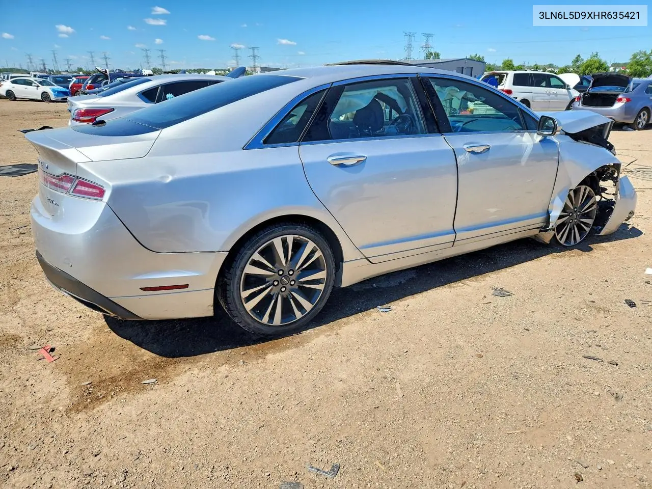 2017 Lincoln Mkz Select VIN: 3LN6L5D9XHR635421 Lot: 57766446