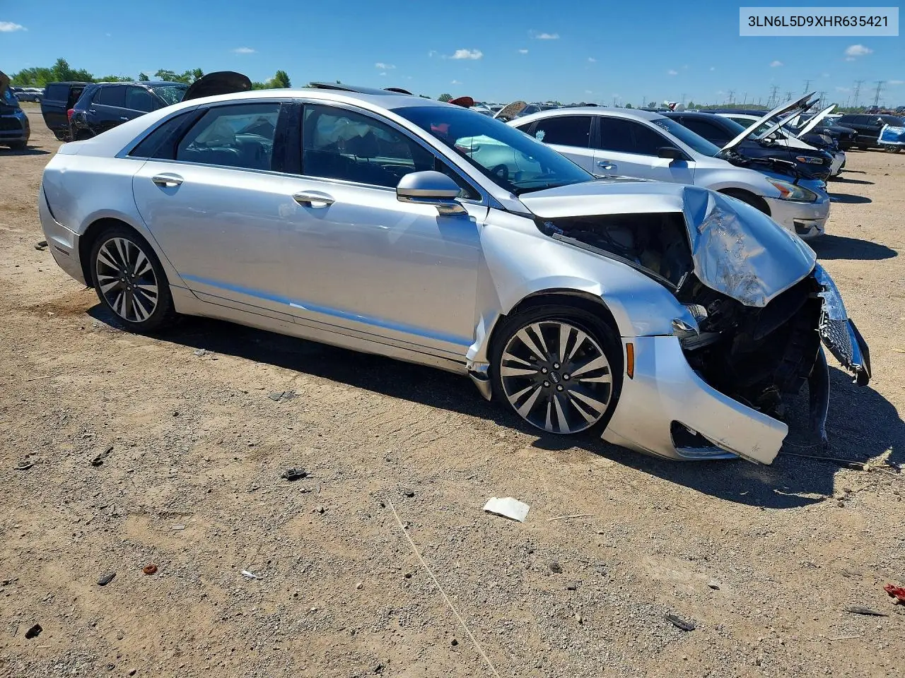 2017 Lincoln Mkz Select VIN: 3LN6L5D9XHR635421 Lot: 57766446