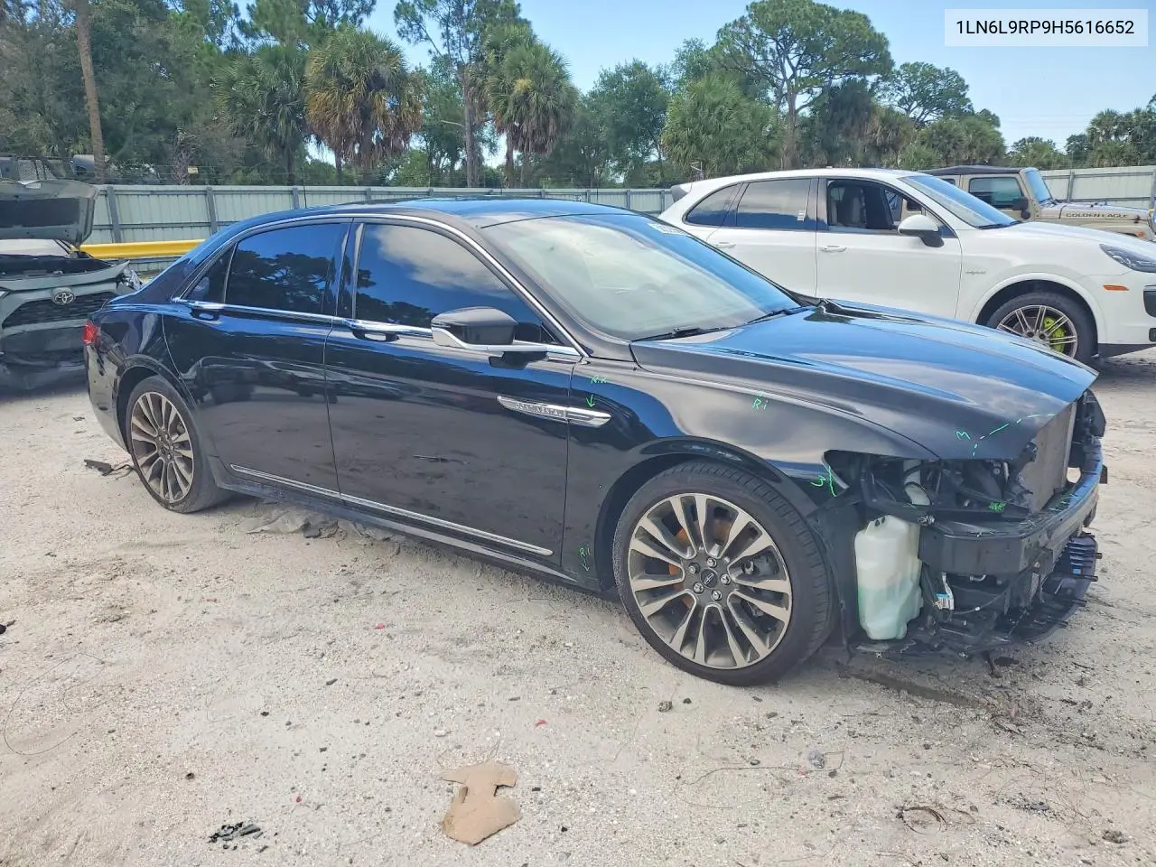 2017 Lincoln Continental Reserve VIN: 1LN6L9RP9H5616652 Lot: 58025596