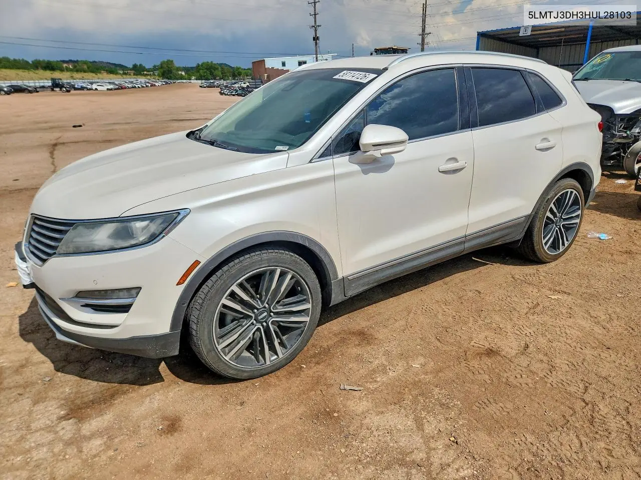 2017 Lincoln Mkc Reserve VIN: 5LMTJ3DH3HUL28103 Lot: 58114126