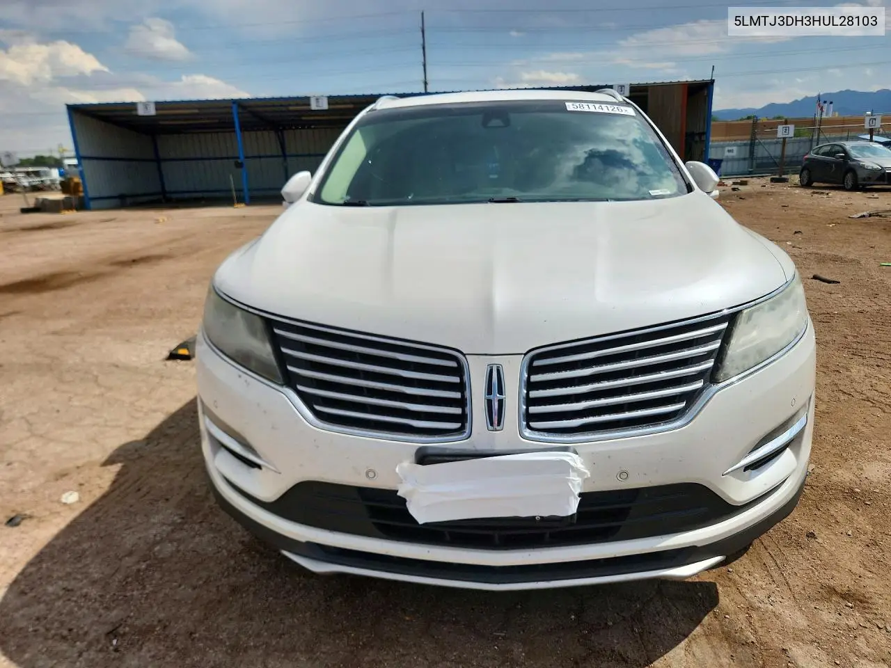 2017 Lincoln Mkc Reserve VIN: 5LMTJ3DH3HUL28103 Lot: 58114126