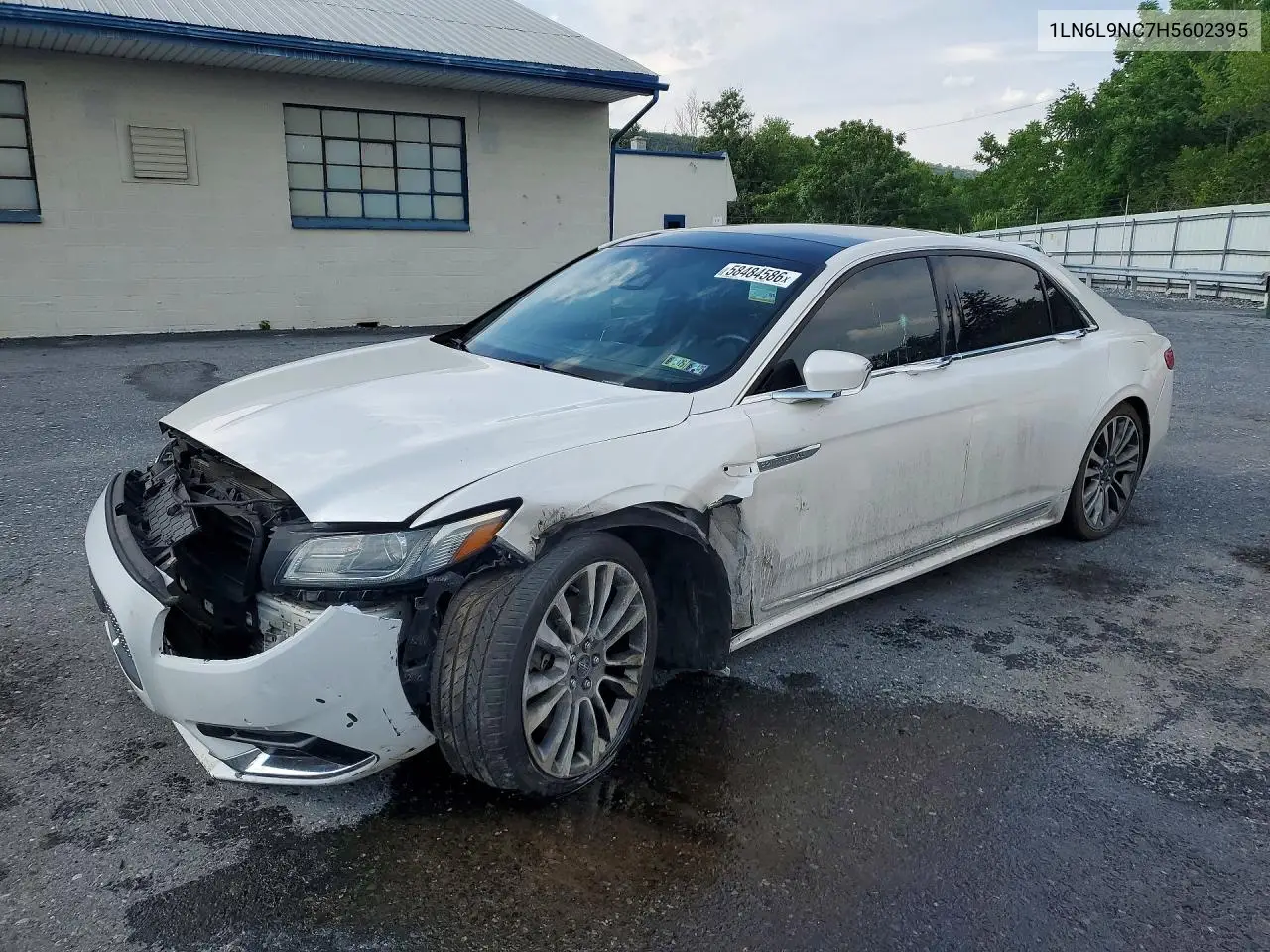 2017 Lincoln Continental Reserve VIN: 1LN6L9NC7H5602395 Lot: 58484586