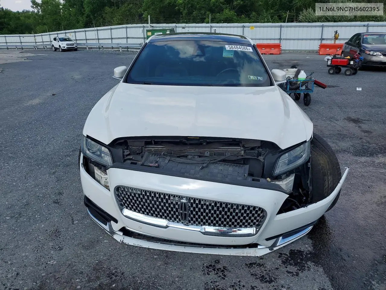 2017 Lincoln Continental Reserve VIN: 1LN6L9NC7H5602395 Lot: 58484586