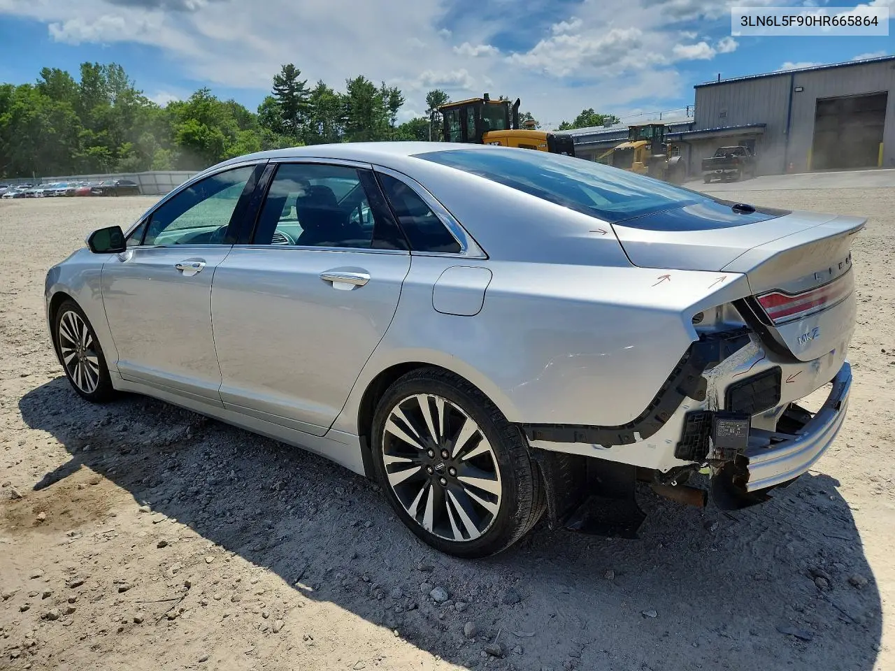 2017 Lincoln Mkz Reserve VIN: 3LN6L5F90HR665864 Lot: 58533686