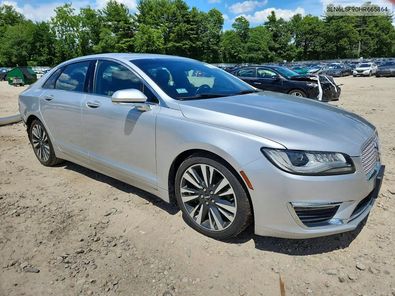 2017 Lincoln Mkz Reserve VIN: 3LN6L5F90HR665864 Lot: 58533686