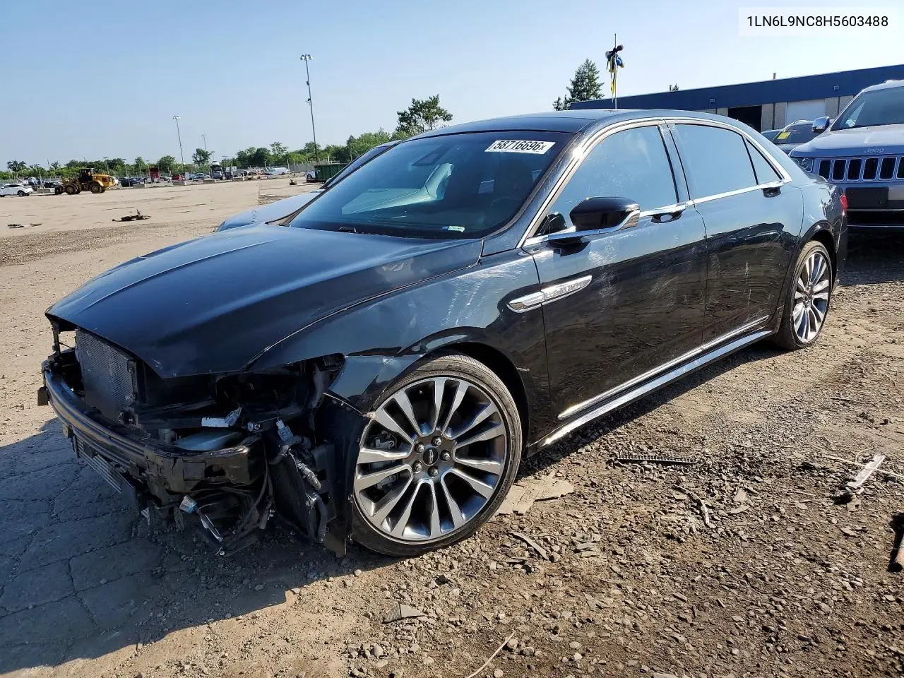 2017 Lincoln Continental Reserve VIN: 1LN6L9NC8H5603488 Lot: 58716696