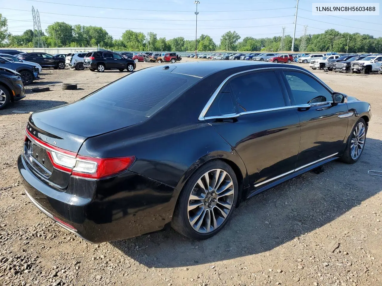2017 Lincoln Continental Reserve VIN: 1LN6L9NC8H5603488 Lot: 58716696